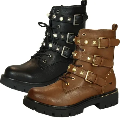 Produktbild von Mustang Damen Schnürboots Stiefeletten 1360-506, Größe:40 EU, Farbe:Braun