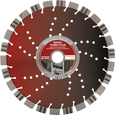 Zdjęcie produktu dla Diamentowa tarcza do cięcia ręcznego Diewe Magic Turbo Plus 230 mm - otwór 22,23 mm - do szlifierek kątowych