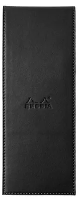 Produktbild von Rhodia 118099C Notizblock N.8 mit Schutzhülle 80 Blatt kariert Schwarz