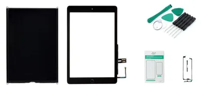 Produktbild von iPad 6 (9,7 Zoll 2018) LCD und Touchscreen schwarz - Set