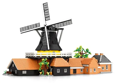Produktbild von 55019 Windmühle Klemmbaustein Set 4801 Teile