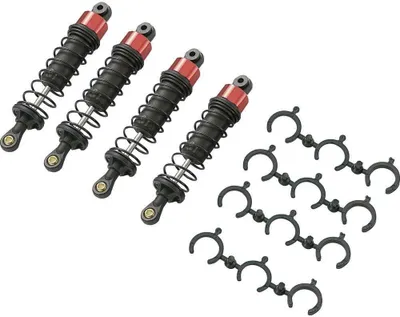Immagine prodotto di Reely 1:10 ammortizzatore a pressione d'olio nero-blu con molle nere 1 pz