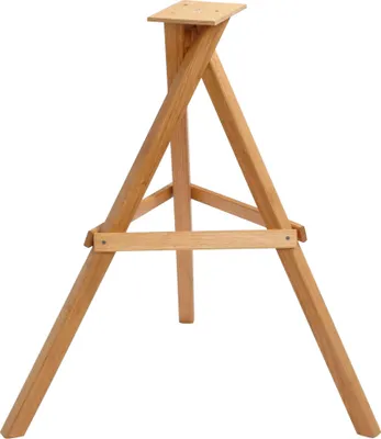Produktbild von Hochwertiger Vogelhausständer, Dreibein-Ständer aus Holz, 66,5 x 66,5 x 84 cm, Eiche, Braun