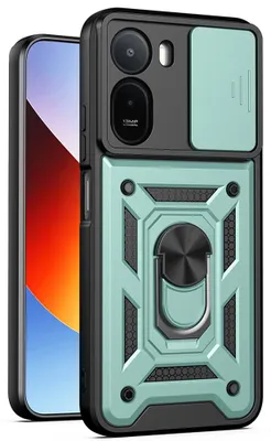 Obrázek produktu pro Techsuit - CamShield Series pouzdro s posuvným krytem fotoaparátu pro Xiaomi Redmi A7 Pro 4G - zelené