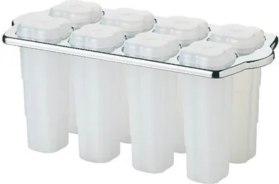 Produktbild von KitchenCraft Deluxe Lolly Makers mit Ständer - Set 8tlg.