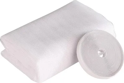 Zdjęcie produktu dla Moskitiera o wymiarach 220 cm (wys.) x 130 cm (szer.) – biała, odporna na promieniowanie UV = Tak