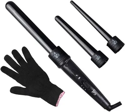Productafbeelding van 3-in-1 Verwisselbare Krultang Set voor Diverse Kapsels