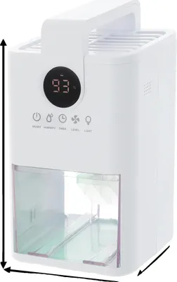Produktbild von Entfeuchter, energieeffizient, einstellbarer Hygrostat, WEISS, EU-Stecker