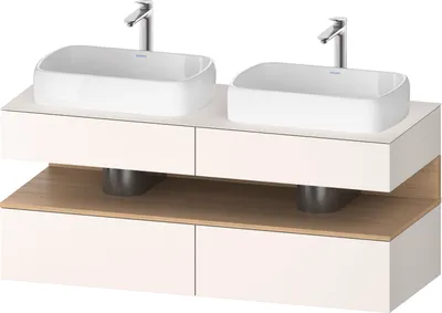 Produktbild von DURAVIT QA4767030840010 QTG KWTU WH Ek. 1400x550x600 Wß Smt H