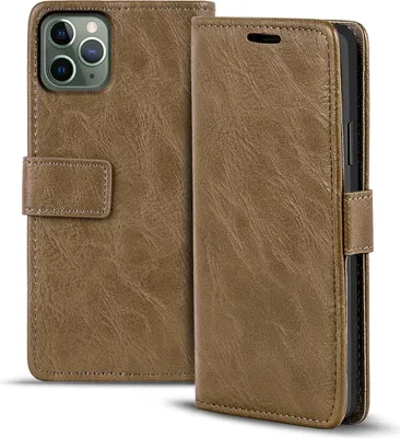 Obrázok produktu pre Retro puzdro pre Apple iPhone 11 Pro puzdro peňaženka puzdro mobilný telefón puzdro Vintage Slim kryt