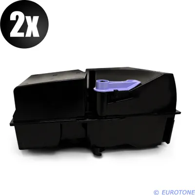 Produktbild von 2x Eurotone Toner Alternative für Kyocera 1T02HP0EU0 TK-820K Black Schwarz