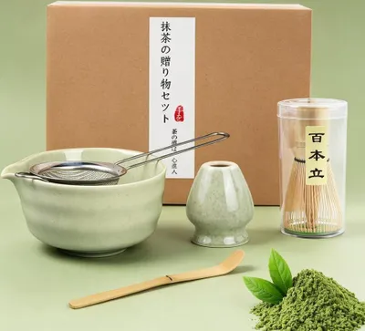 Image de Ensemble de 5 pièces pour matcha, idéal pour les amateurs de matcha