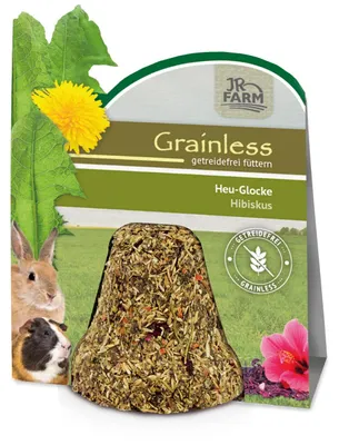 Produktbild von JR FARM Grainless Heu-Glocke Hibiskus 125 g