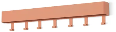 Hakenleiste DAX PLAY 7 Garderobe mit 7 Haken Clay Terra von Spinder