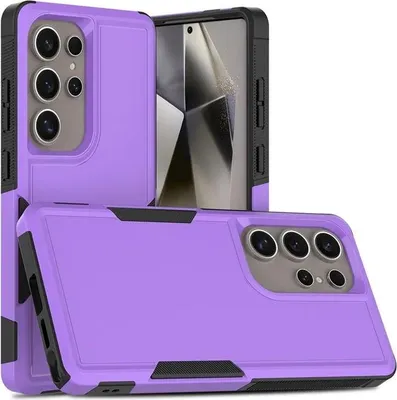 Image de Étui pour Samsung Galaxy S25 Ultra - Coque arrière Phonesta ImpactShield - Violet