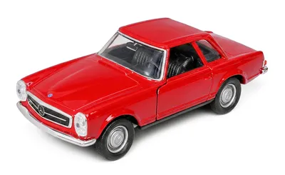 Produktbild von Mercedes-Benz 1963 230SL Metall Modellauto Modell Auto Spielzeugauto Kinder Geschenk 3 (Rot)