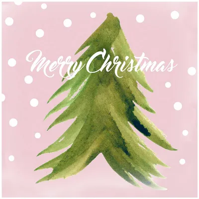 Produktbild von PPD Servietten Tree & Snow rosé 33 x 33 cm
