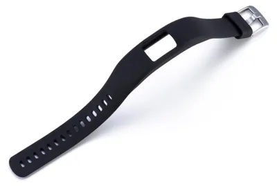 Produktbild von By Qubix Silikon Sportarmband - Schwarz - passend für Garmin Vivofit 4