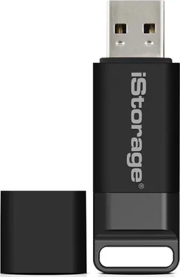 Produktbild von iStorage datAshur BT, 128 GB, USB Typ-A, 3.2 Gen 1 (3.1 Gen 1), 170 MB/s, Schutzhülle, Schwarz