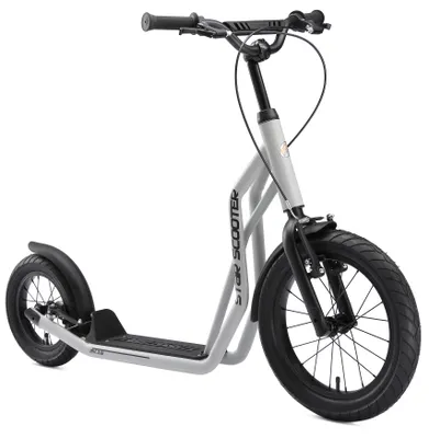 Produktbild von STAR SCOOTER Tretroller Kinderroller ab 8 Jahre | 16 Zoll 12 Zoll Mixed Edition | Grau