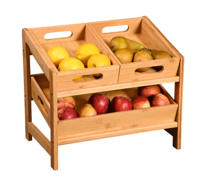Produktbild von Kesper Küchenregal braun Bambus 26 cm x 39,5 cm x 35,5 cm