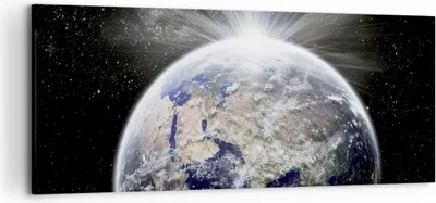 Produktbild von Bild auf Leinwand - Leinwandbild - Astronomie galaxie abstraktion - 120x50cm - Wand Bild - Wanddeko - Leinwanddruck - Bilder - Kunstdruck - Wanddekoration - Leinwand bilder - Wandkunst - AB120x50-2328