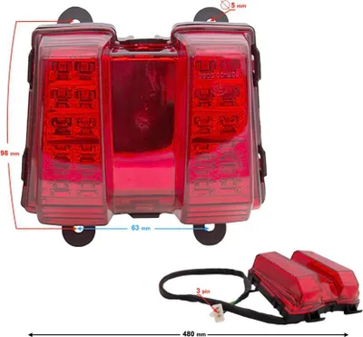 Obrázek produktu pro LED zadní světlo Hyper 125
