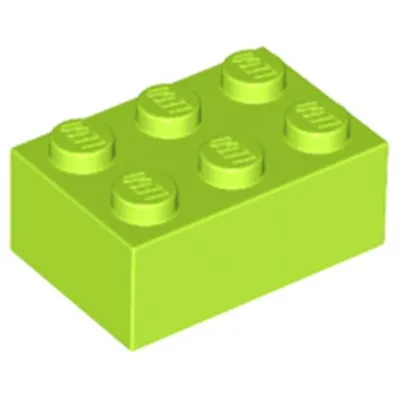 Produktbild von Lego® 2x3 Stein 3002 - 100 Stück Lime