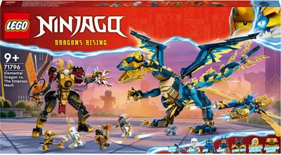 Obrázek produktu pro LEGO® NINJAGO® 71796 Souboj císařského mecha s elementárním drakem