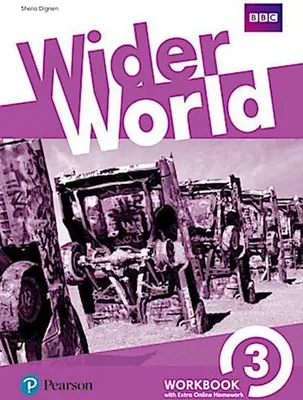 Zdjęcie produktu dla Zeszyt ćwiczeń do podręcznika „Wider World 3” wraz z dodatkowym pakietem zadań domowych online (Dignen Shella)