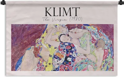 Produktbild von MuchoWow® Wandteppich Wandbehang Kunst - Gustav Klimt - Alte Meister 120x80 cm Tapisserie Dekoration Wandtuch - Wanddekorationen - Wandtücher
