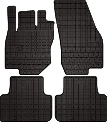 Immagine prodotto di Tappetini auto in gomma adatto per Volkswagen Tiguan III (2024-, SUV) neri, set 4 pz, con fissaggi