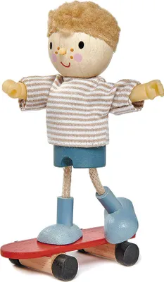Obrázek produktu pro Tender Leaf Toys Edward and his Skateboard, 3 rok/roky, Vícebarevný, Dřevo