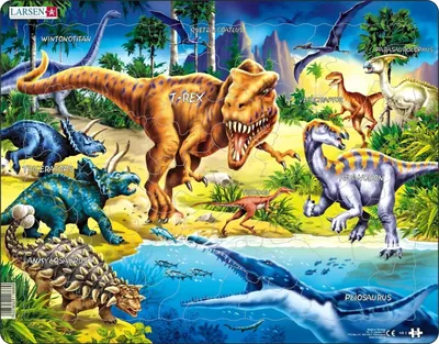 Produktbild von Larsen Maxi NB3, 57 Stück(e), Dinosaurier, 6 Jahr(e)