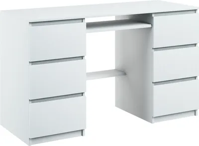 Produktbild von Schreibtisch Bürotisch Computertisch Laptoptisch Büromöbel Bella b2 weiss mat