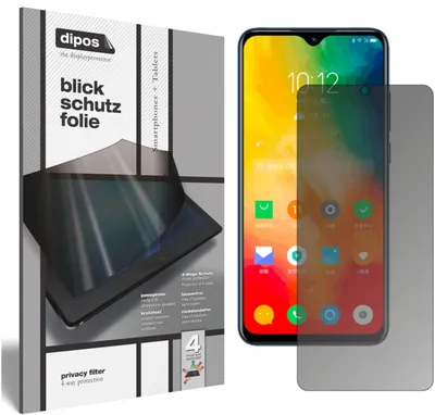 Produktbild von Blickschutzfolie für Lenovo K6 Enjoy matt Schutzfolie Folie Display Schutz dipos