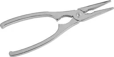 Productafbeelding van Tang voor schaaldieren - Kreeftentang - Schaaldieren kraken - Roestvrij staal - 175 cm - Zilver