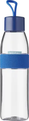 Produktbild von Mepal - Wasserflasche Ellipse - Wiederverwendbare Trinkflasche - Auslaufsichere - Geeignet für kohlensäurehaltige Getränke - BPA-frei - 500 ml - Vivid blue