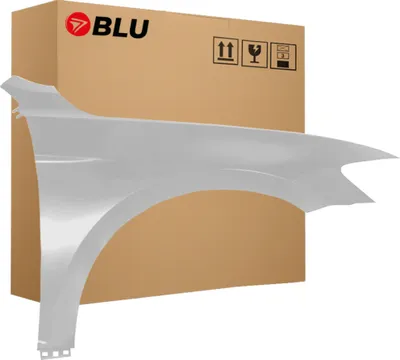 Immagine prodotto di BLU Parafango compatibile con VW Volkswagen Passat B8 LB7S Destra Silber PyritSilber | 2014-2023 | Anteriore | Verniciato | Pronto per il montaggio | Acciaio