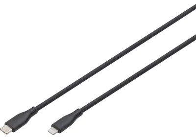 Obrázek produktu pro Digitus AK-600110-010-S, 1 m, Lightning, USB A, Samec, Samec, Černá