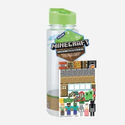 Immagine prodotto di Set di borracce e adesivi Minecraft