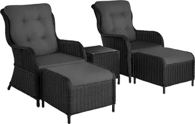Produktbild von tectake® Aluminium Rattan Sitzgruppe Benissa für 2 bis 4 Personen