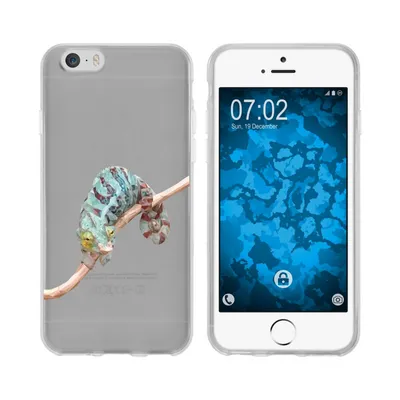 Produktbild von PhoneNatic Case kompatibel mit Apple iPhone 6 Plus / 6s Plus Silikon-Hülle Vektor Tiere Camelion M7