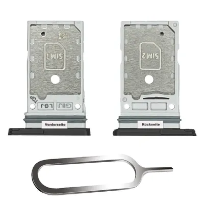Produktbild von Samsung Galaxy S21 Fe 5G Sim Karten Halter Tray Adapter Fach Stecker Slot + Nadel Dual Graphite