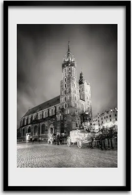 Produktbild von Bild - Bilderrahmen - 40 cm x 60 cm - MDF - Rahmen - Wandkunst - Krakau Polen