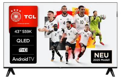 Produktbild von TCL S59K 43S59K, 109,2 cm (43"), 1920 x 1080 Pixel, QLED, Smart-TV, WLAN, Metallisch
