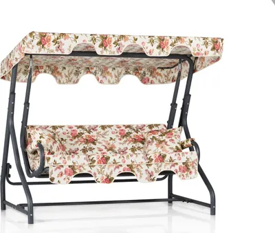 Produktbild von Skye Decor, Assento- Ruta 3 Kişilik Bahçe Balkon Teras Salıncağı CLR, Bunt, Schaukelstühle, 160x50x110 cm, Rahmen: 100% Aliminium