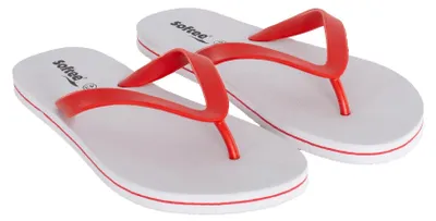 Productafbeelding van Softee Kokosslippers Blanco/Rojo