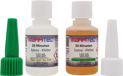 Produktbild von Marfitec 30 Minuten Epoxy 100ml | Epoxidharz & Epoxidhärter je 50ml