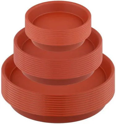 Immagine prodotto di Set di 30 vasi per piante: contenitori in plastica rotondi, design impermeabile, sottovasi per vasi, ideali per interni ed esterni, disponibili nelle dimensioni 16/20/26 cm